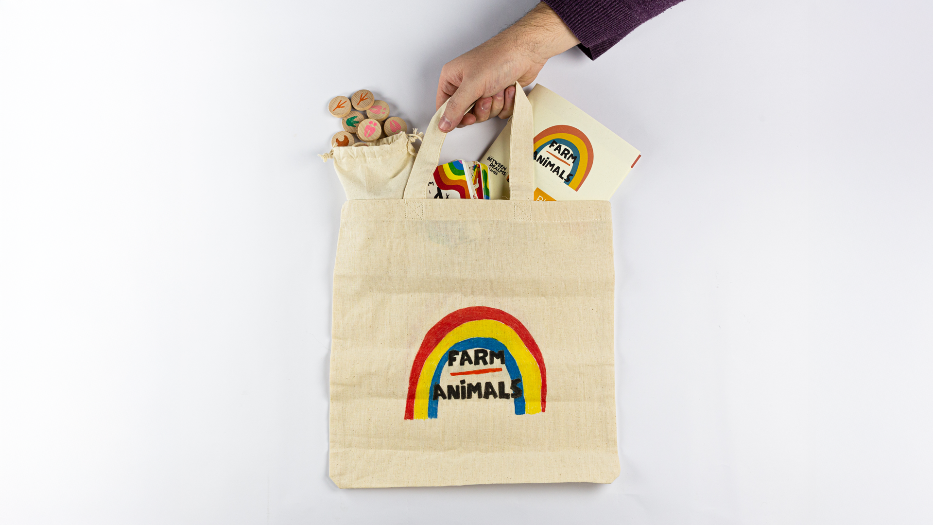 early-years-educational-board-game-farm-animals-profile-shot-of-the-tote-bag-image